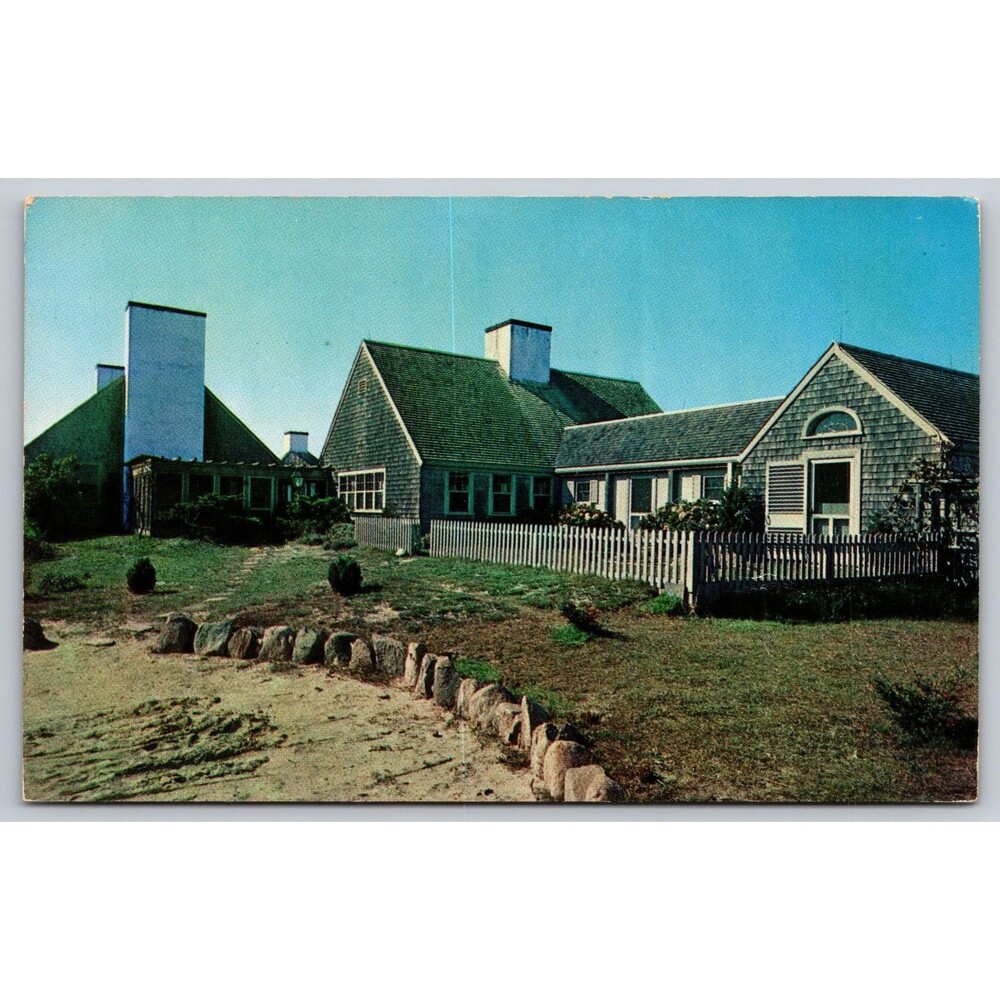 Postcard Massachusetts Martha's Vineyard Island Home of Miss Katherine Cornell